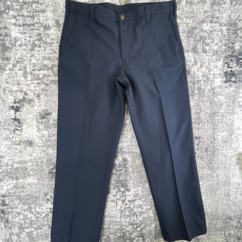 Workrite FR Mens 38‎ Nomex Fire Resistant Pants Solid Blue Workwear Safety Gear